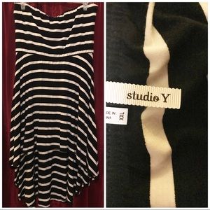 🎉HP🎉💟BOGO💟Studio Y High Low strapless dress💟